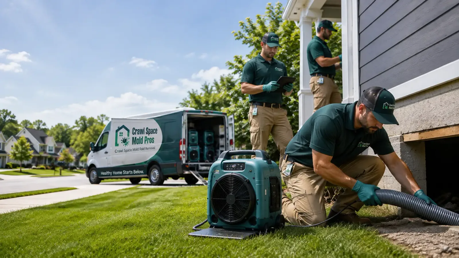 Crawl Space Mold Removal in Warner, SD